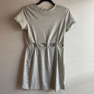Goodnight macaroon tee shirt dress with cut outs size S